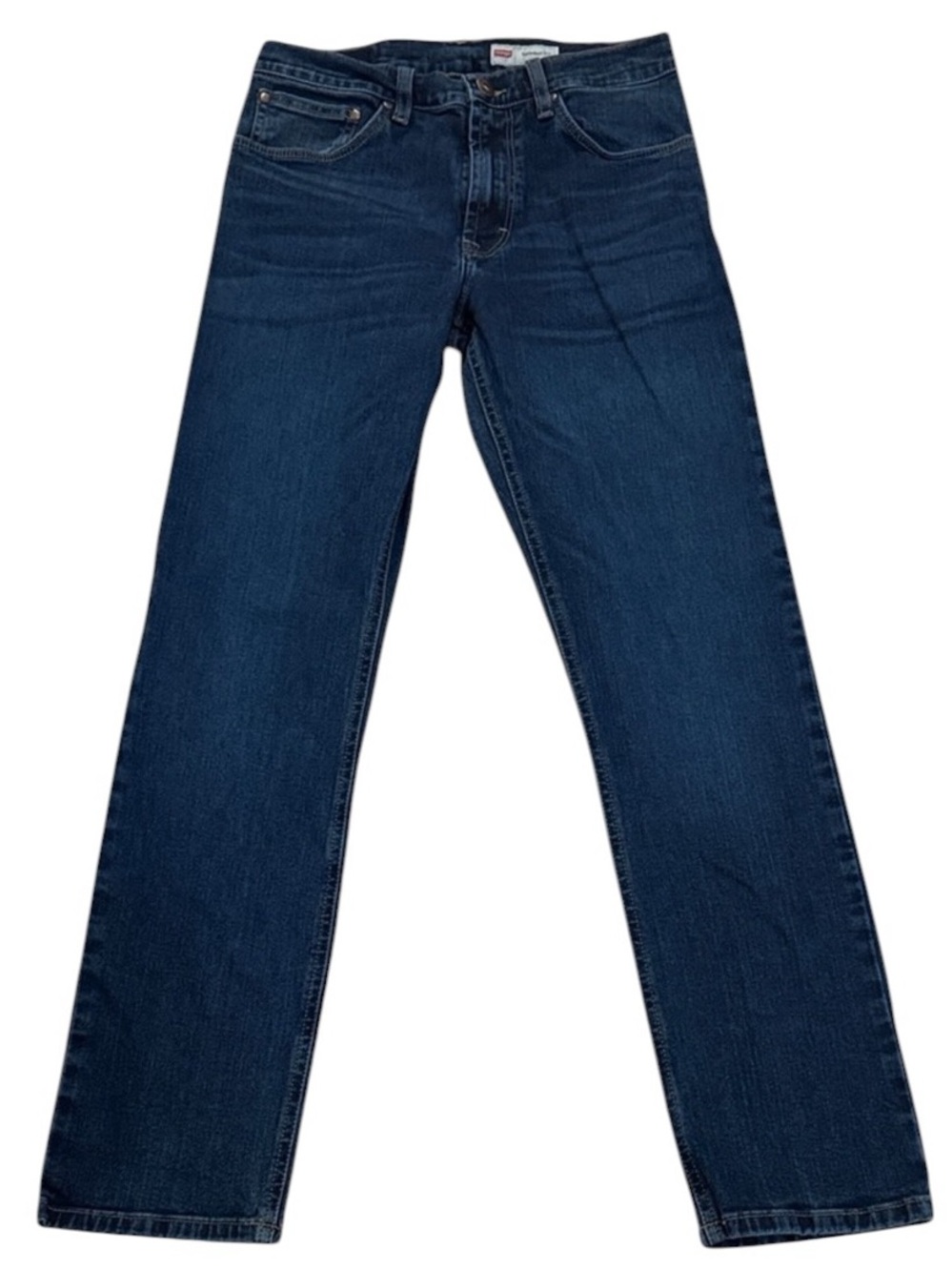 Y2K Levi Strauss Signature Low-Rise Bootcut Jeans 8 Blue Stretch Denim 30x30.5